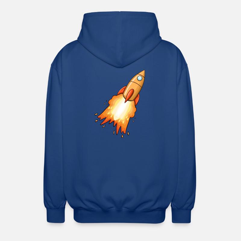 Fusée - Veste à capuche unisexe - bleu royal