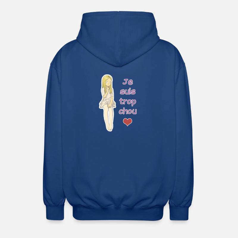 Ich bin so süß - Unisex Kapuzenjacke - Royalblau