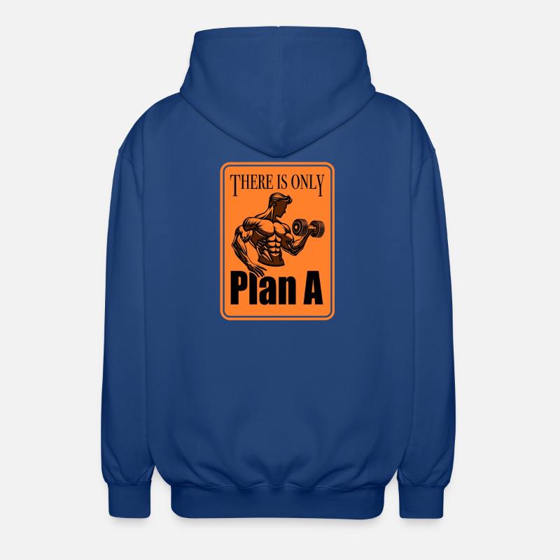 Seul le plan A - Veste à capuche unisexe - bleu royal