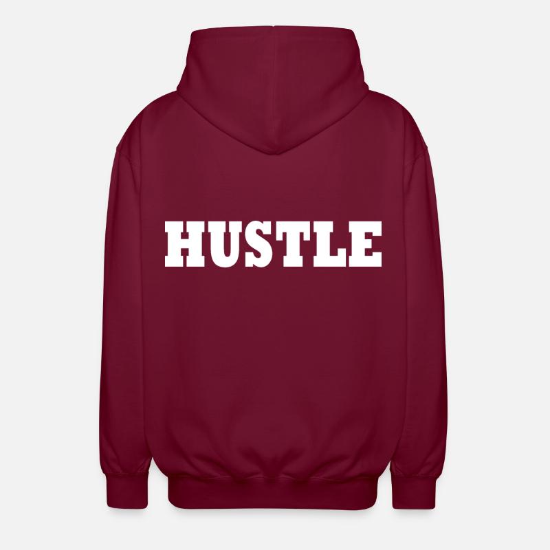 Hustle - Unisex Kapuzenjacke - Bordeaux