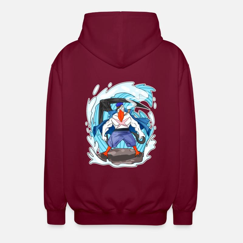 Möwe - Unisex Kapuzenjacke - Bordeaux