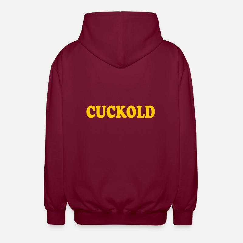 Cuckold - Veste à capuche unisexe - bordeaux