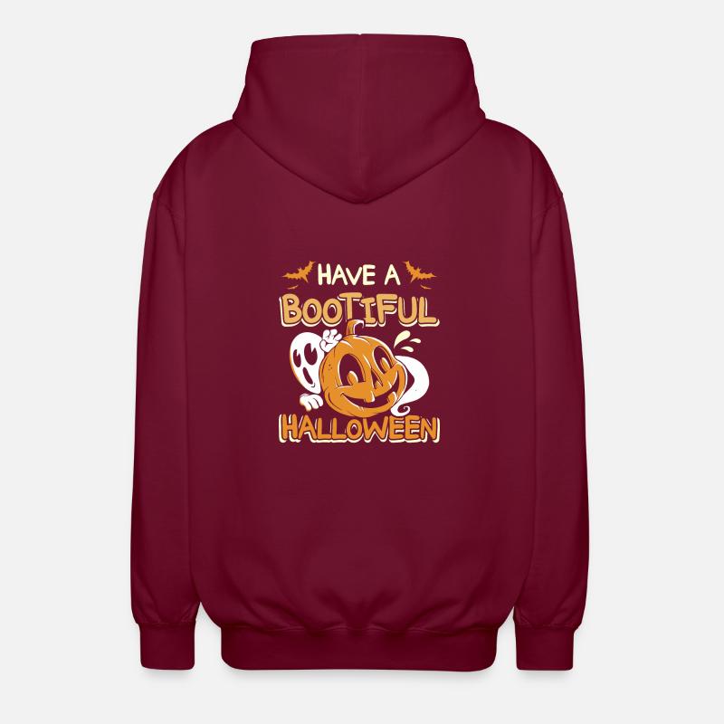 Passez un Halloween bootiful - Veste à capuche unisexe - bordeaux