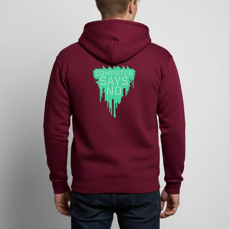 Computer Says No Lustig Programmierer Nerd Technik Unisex Kapuzenjacke