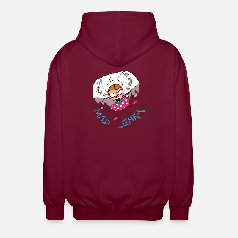 MADLENKA - DS - Veste à capuche unisexe - bordeaux