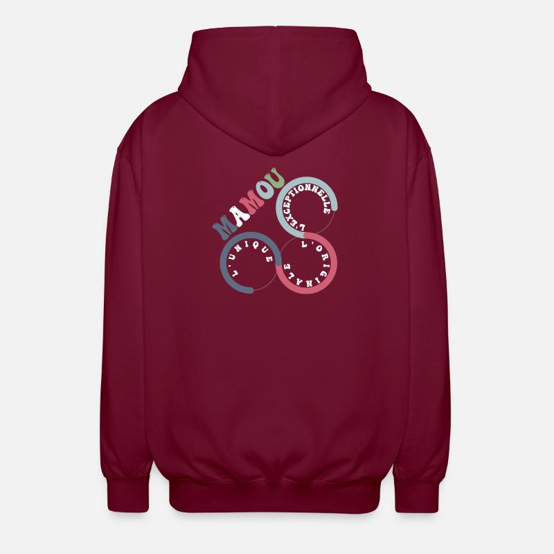 mamou l'unique l'originale l'exceptionnelle - Veste à capuche unisexe - bordeaux