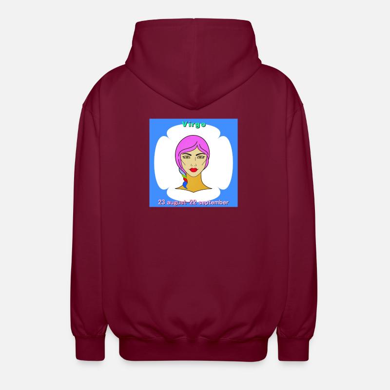 Fräulein - Unisex Kapuzenjacke - Bordeaux