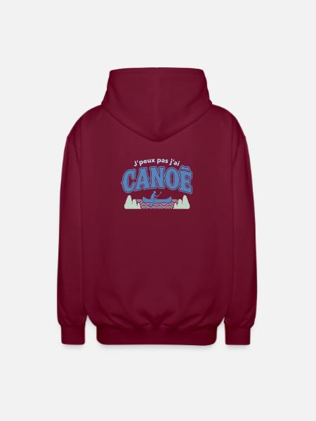 J'peux pas j'ai CANOE - Veste à capuche unisexe - bordeaux