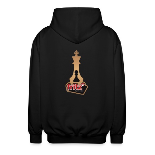 Fritz 19 Chess King and Pawn - Unisex Hooded Jacket
