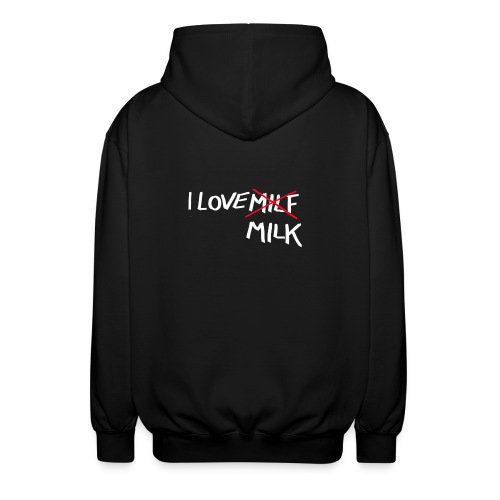 I Love MILK - Uniseks zip hoodie