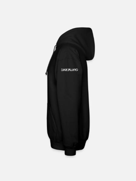 echt.SAUERLAND pur witt 2 - Unisex Kapuzenjacke - Schwarz