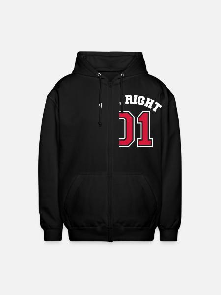 Mr. Right 01 - Unisex Hooded Jacket - black