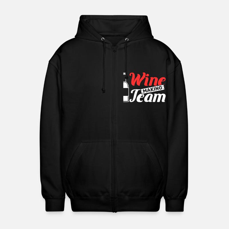 Equipe de vinification - Veste à capuche unisexe - noir