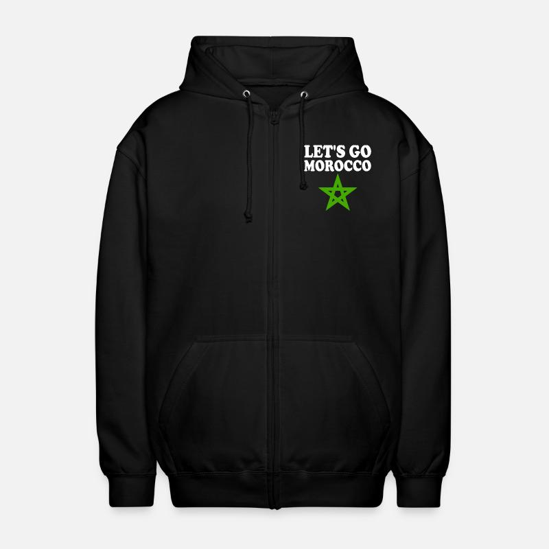 Maroc - Veste à capuche unisexe - noir
