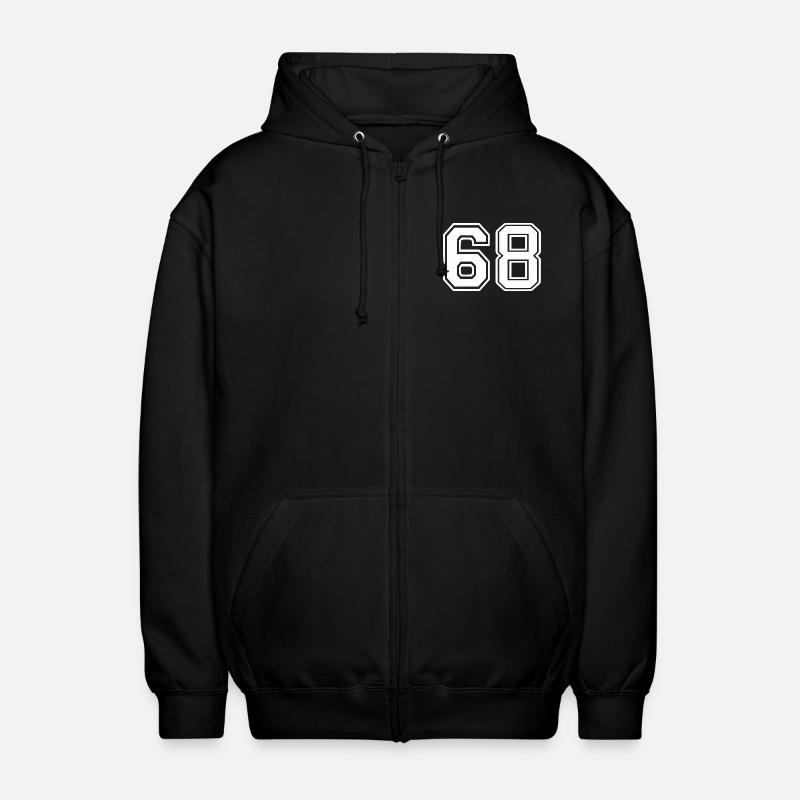 68 - Unisex Kapuzenjacke - Schwarz