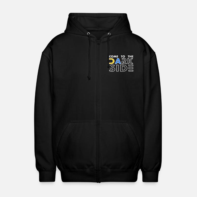 come to the dark side - Unisex Kapuzenjacke - Schwarz