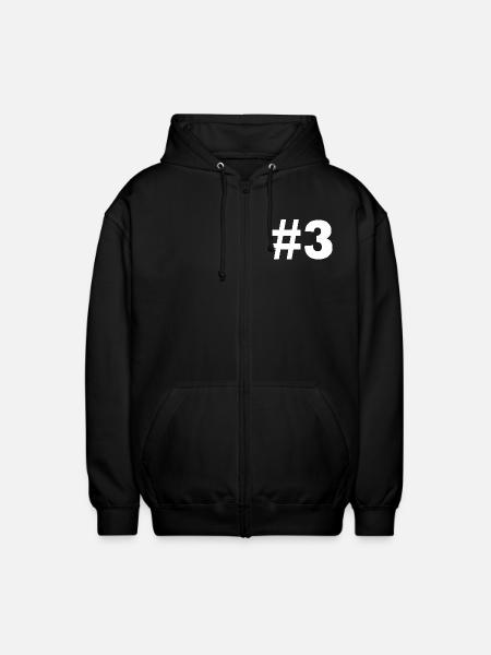 #3 - Veste à capuche unisexe - noir