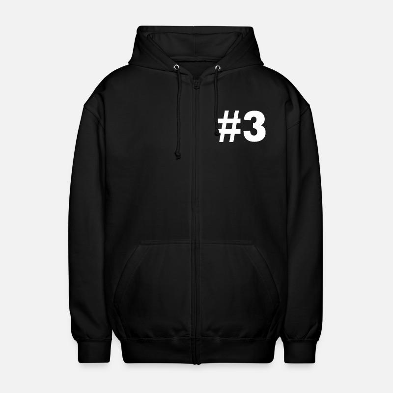 #3 - Unisex Kapuzenjacke - Schwarz