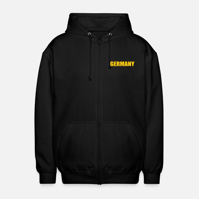 Germany - Unisex Hooded Jacket - black
