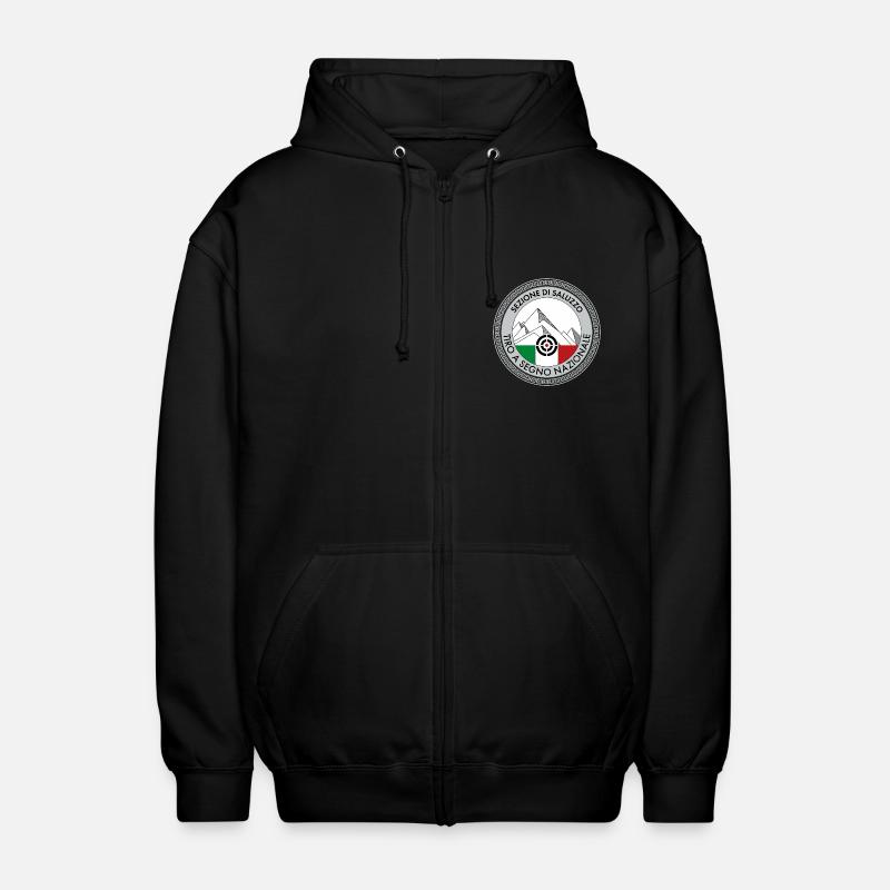 TSN-SALUZZO – Frontlogo - Unisex Kapuzenjacke - Schwarz