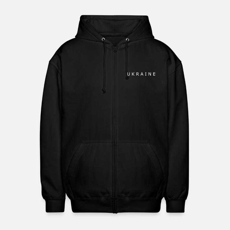 Ukraine - Veste à capuche unisexe - noir