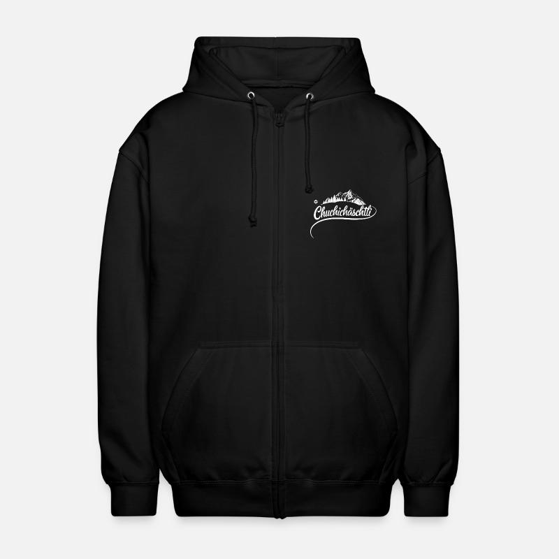 Chuchichäschtli - terme culte suisse - Veste à capuche unisexe - noir