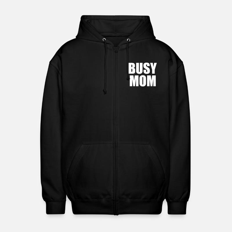 Busy mom - Veste à capuche unisexe - noir