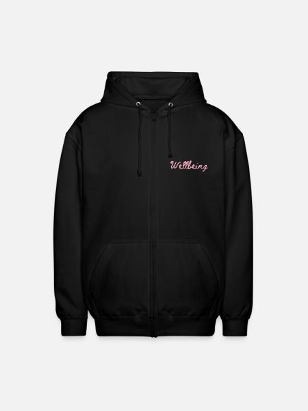 211753052_341312797_Wellbeing - Unisex Hooded Jacket - black