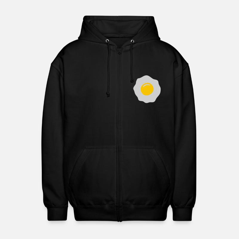 egg ei spiegelei - Veste à capuche unisexe - noir