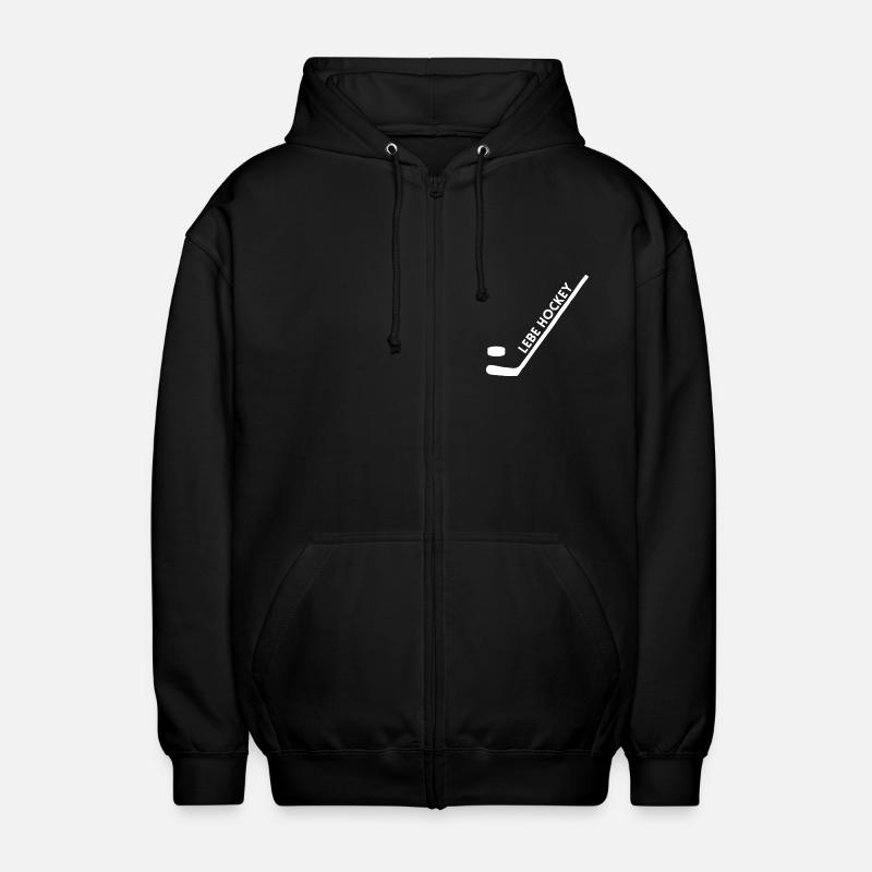 Style de hockey en direct - Veste à capuche unisexe - noir