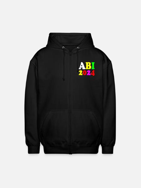 Abi 2024 - Unisex Kapuzenjacke - Schwarz
