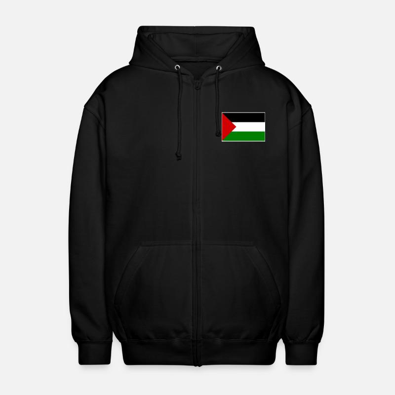 Free palestine - Veste à capuche unisexe - noir