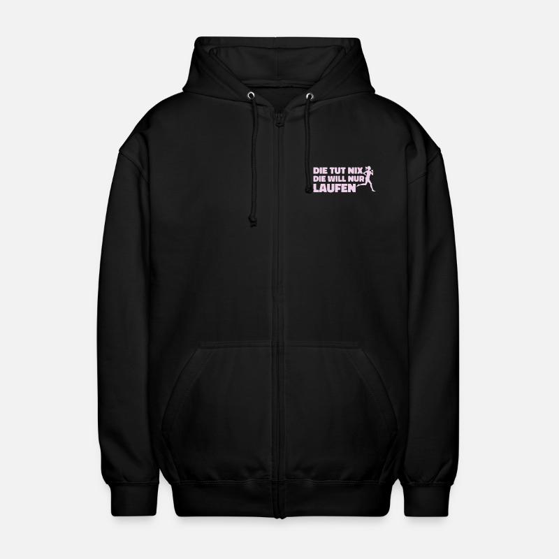 Runner Sport Running Gift - Veste à capuche unisexe - noir