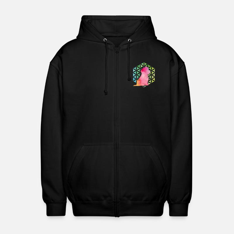 Havanese Retro - Unisex Hooded Jacket - black