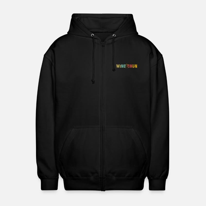 Wing Chun - Veste à capuche unisexe - noir