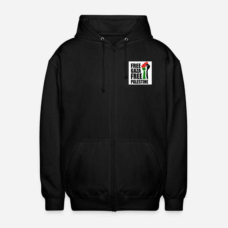 Free gaza Free palestine - Veste à capuche unisexe - noir