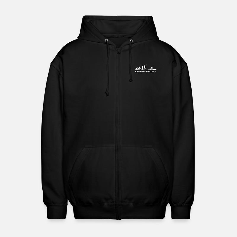 Canadian Evolution Shirt - Unisex Hooded Jacket - black