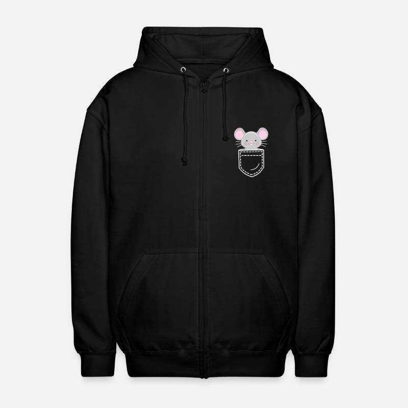 Souris Souris - Veste à capuche unisexe - noir