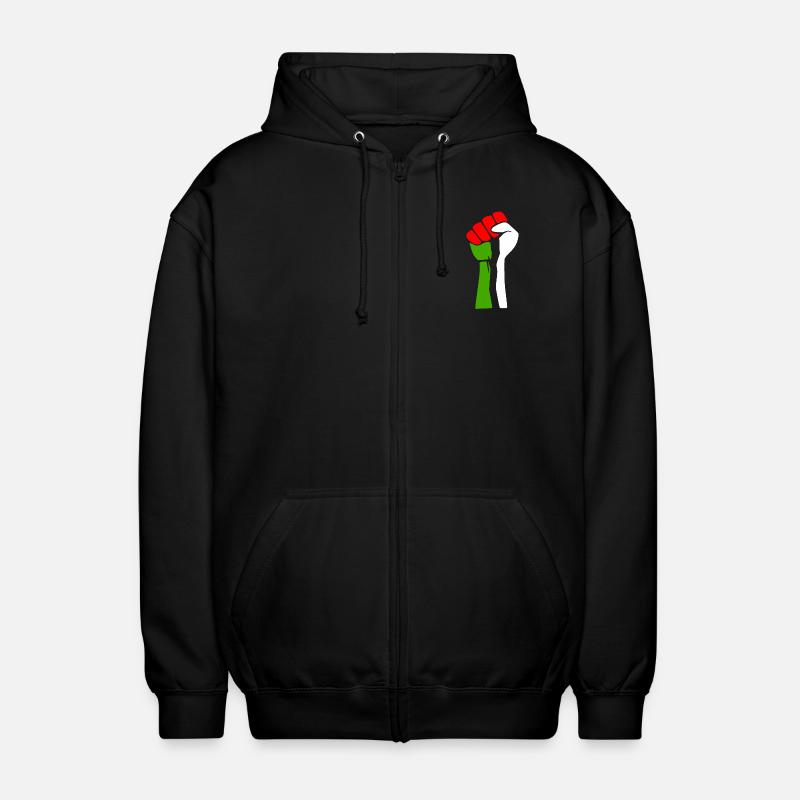 Free palestine - Veste à capuche unisexe - noir