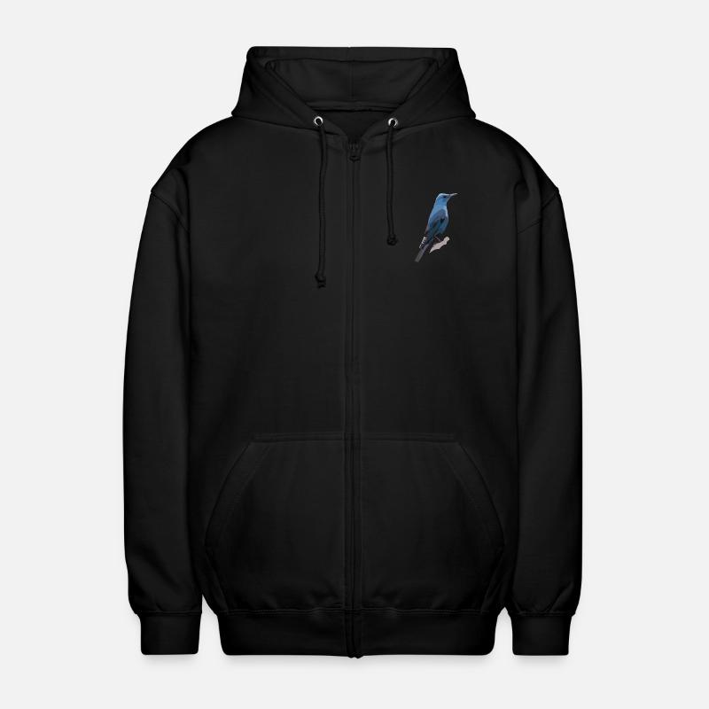 Blaumerle - Unisex Kapuzenjacke - Schwarz