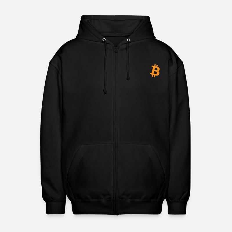 Bitcoin Logo - Veste à capuche unisexe - noir