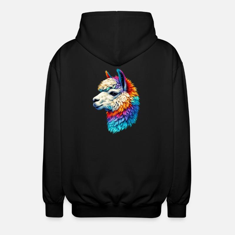 Alpaga - Veste à capuche unisexe - noir