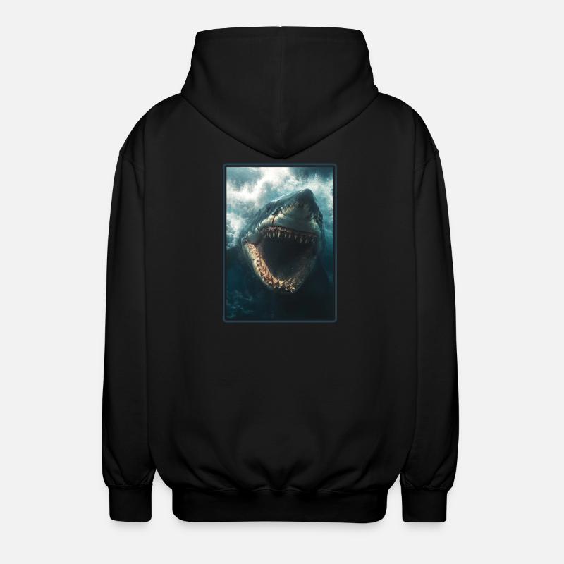 Requins Requin - Veste à capuche unisexe - noir