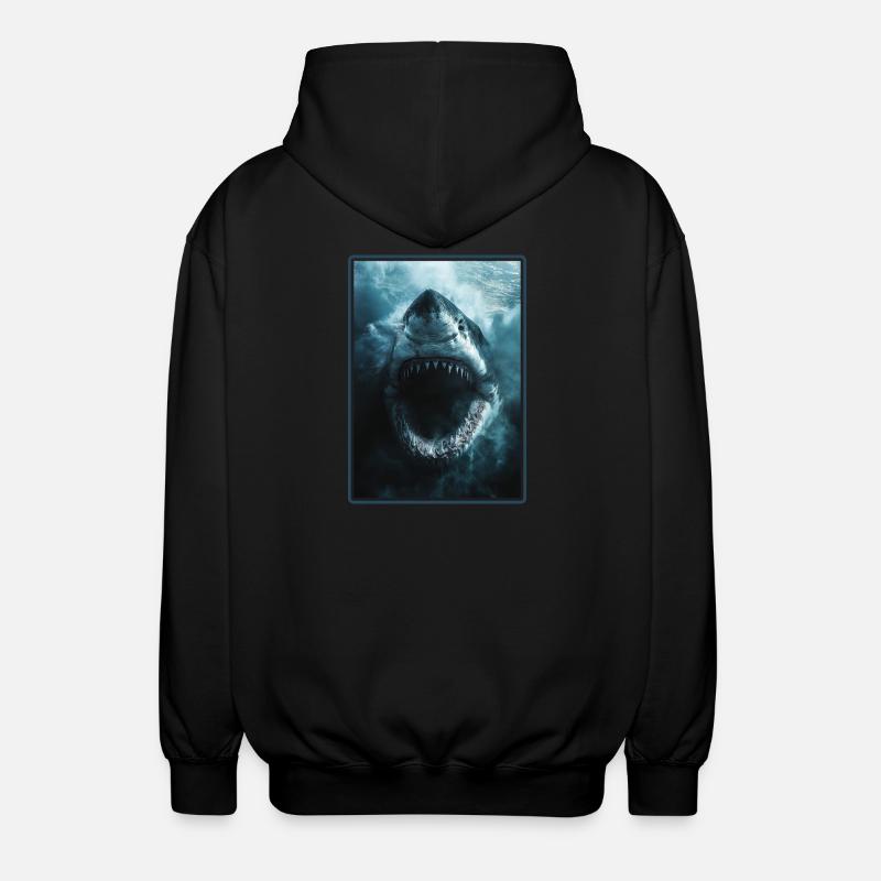 Requins Requin - Veste à capuche unisexe - noir