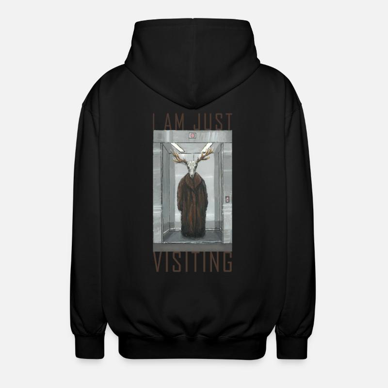 Juste une visite - Veste à capuche unisexe - noir