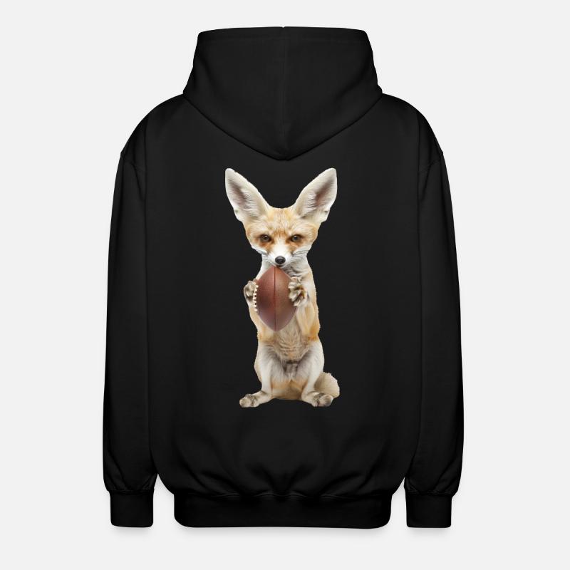 Fennek Fox Football - Veste à capuche unisexe - noir