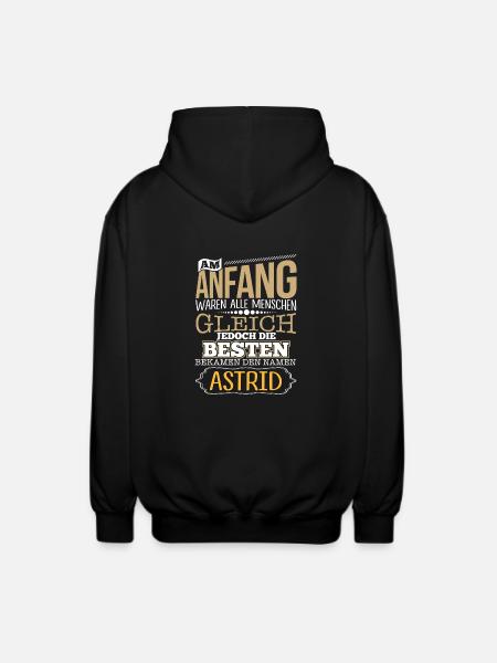 ASTRID - die Besten - Unisex Kapuzenjacke - Schwarz