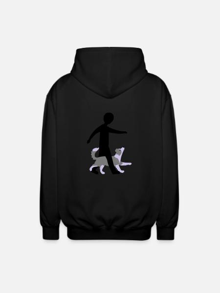 Dog Dancing 3-5 - Unisex Kapuzenjacke - Schwarz