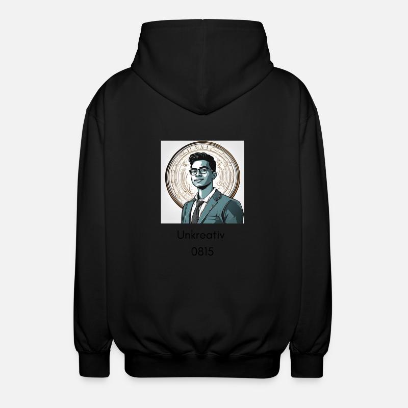 Uncreative 2 - Unisex Hooded Jacket - black