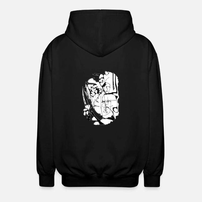 Liberté d'interprétation - Veste à capuche unisexe - noir